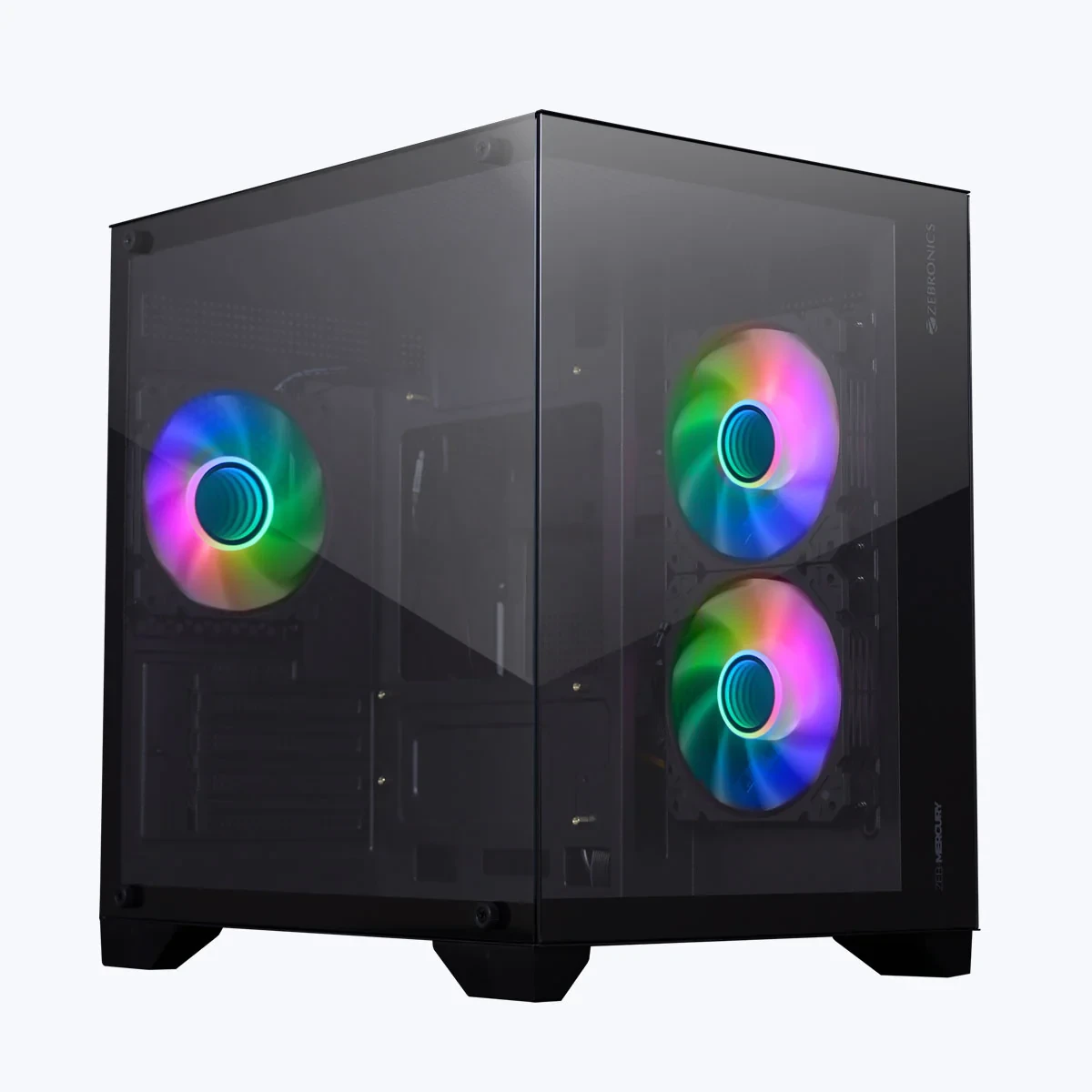 ZEBRONICS RGB GAMING CABINET MERCURY BLACK