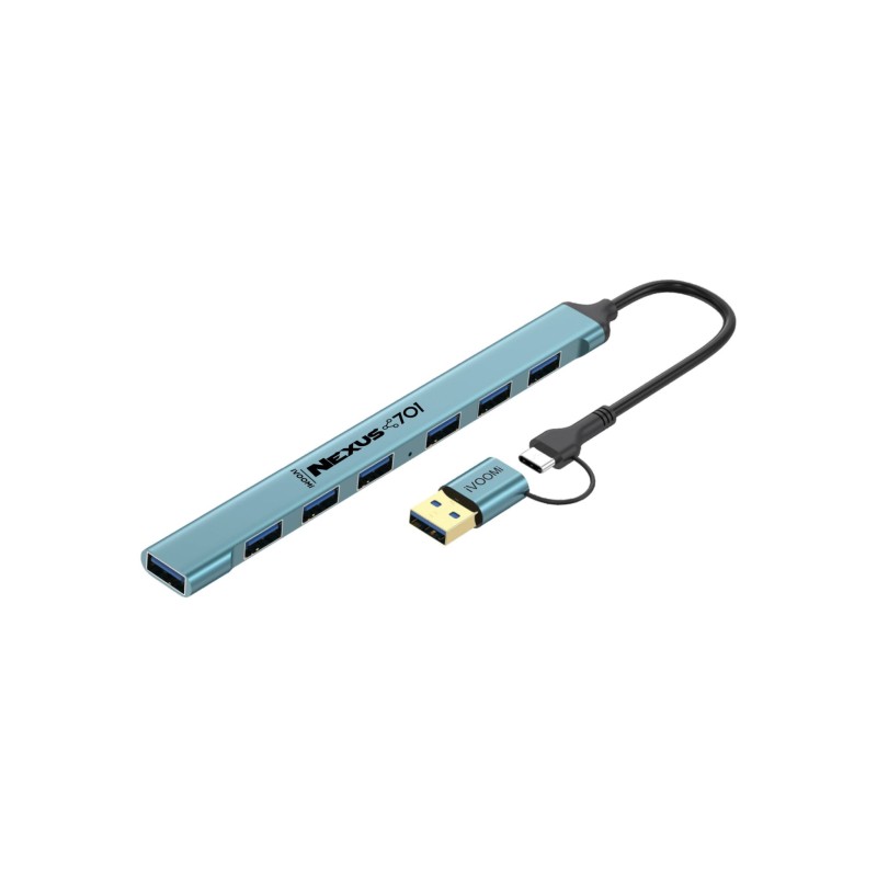 iVOOMi TYPE C/USB 7PORT HUB NEXUX 701 USB 2.0/3.0