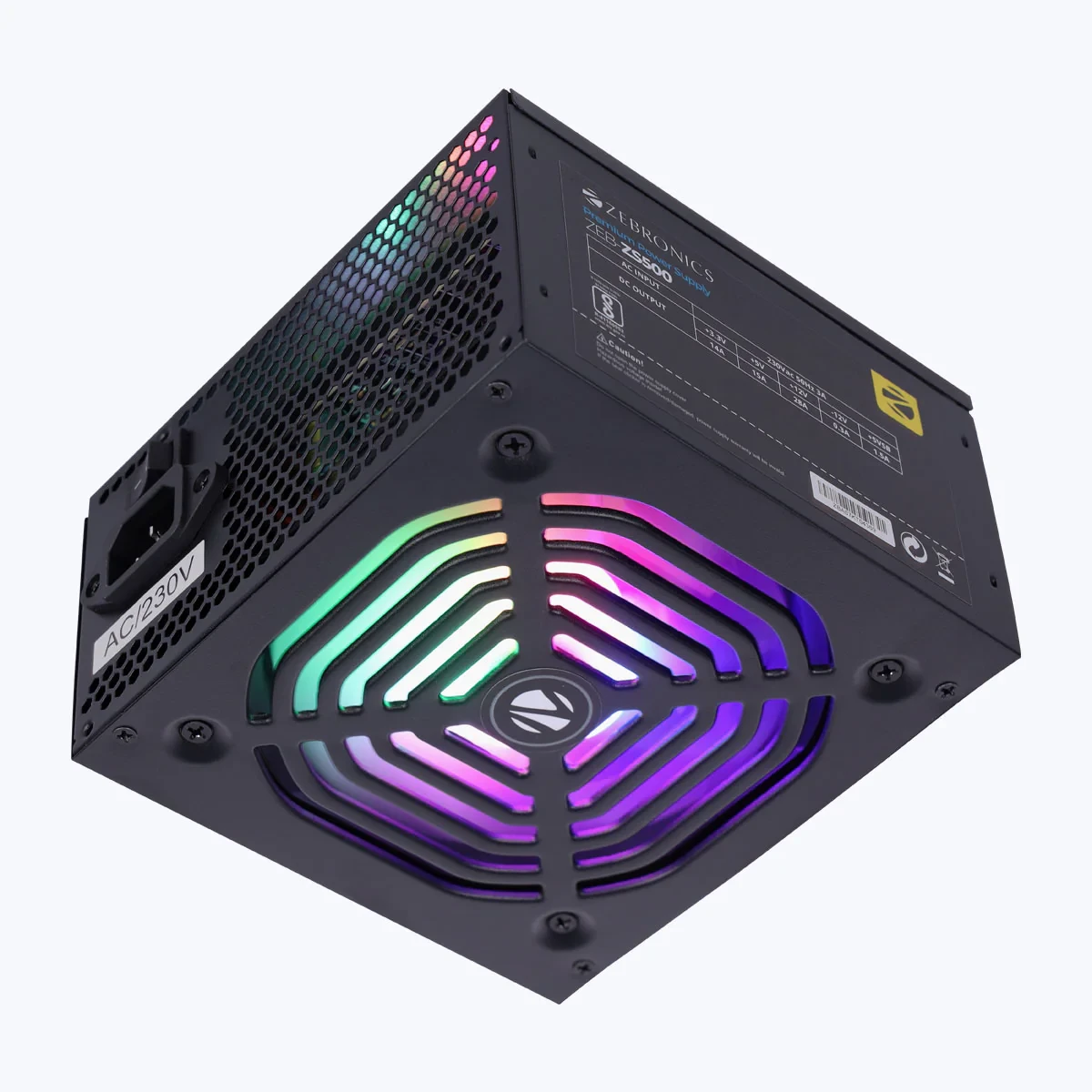 ZEBRONICS RGB SMPS 500W POWER SUPPLY ZS500