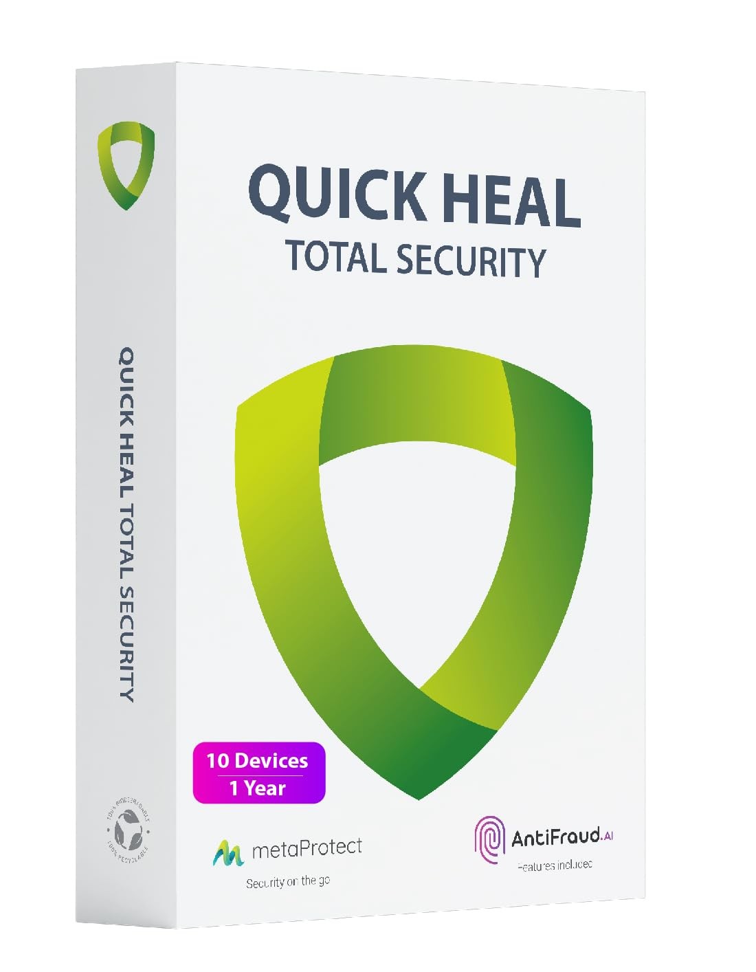 Quick Heal | Total Security | 10 Users | 1 Year (Physical Box)