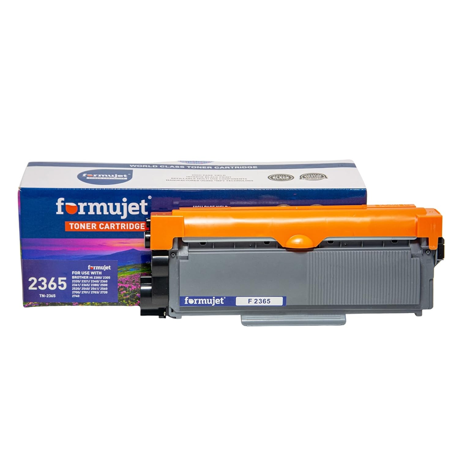Formujet F 2365 Toner Cartridge Compatible for Brother HL2300 / 2305 / 2320 / 2321 / 2340 / 2360 / 2361 / 2365 / 2380 / 2500 / 2520 / 2540 / 2541 / 2560 / 2700 / 2701 / 2703 / 2720 / 2740, TN 23651
