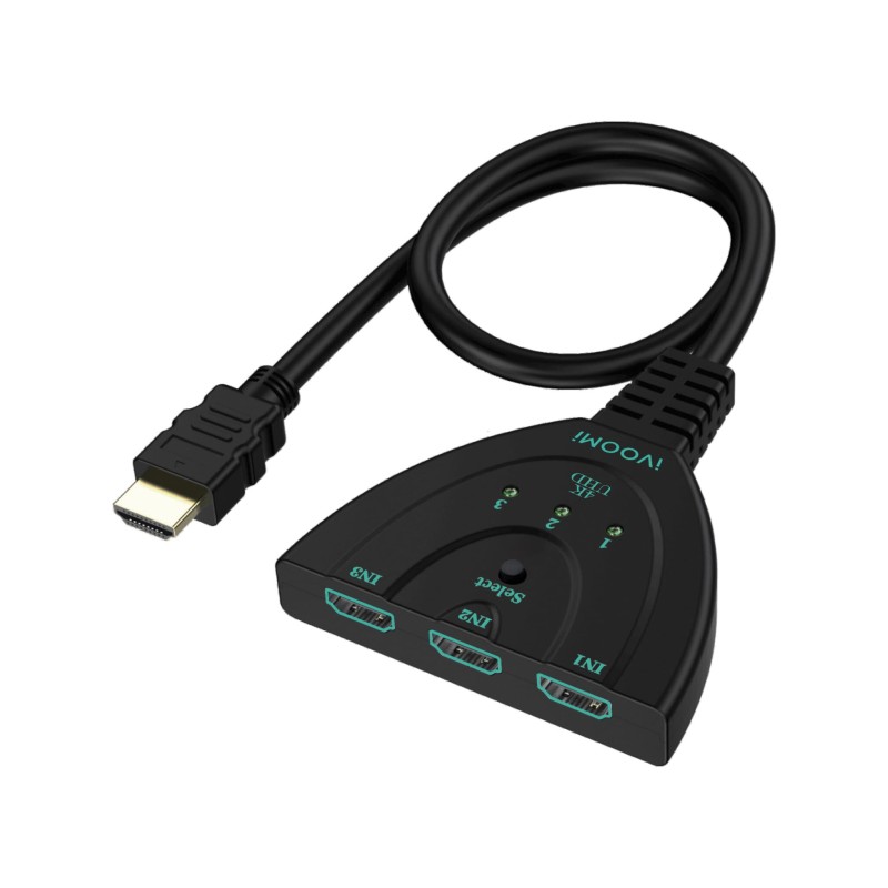 iVOOMi HDMI SWITCHER SPLITTER 3in1
